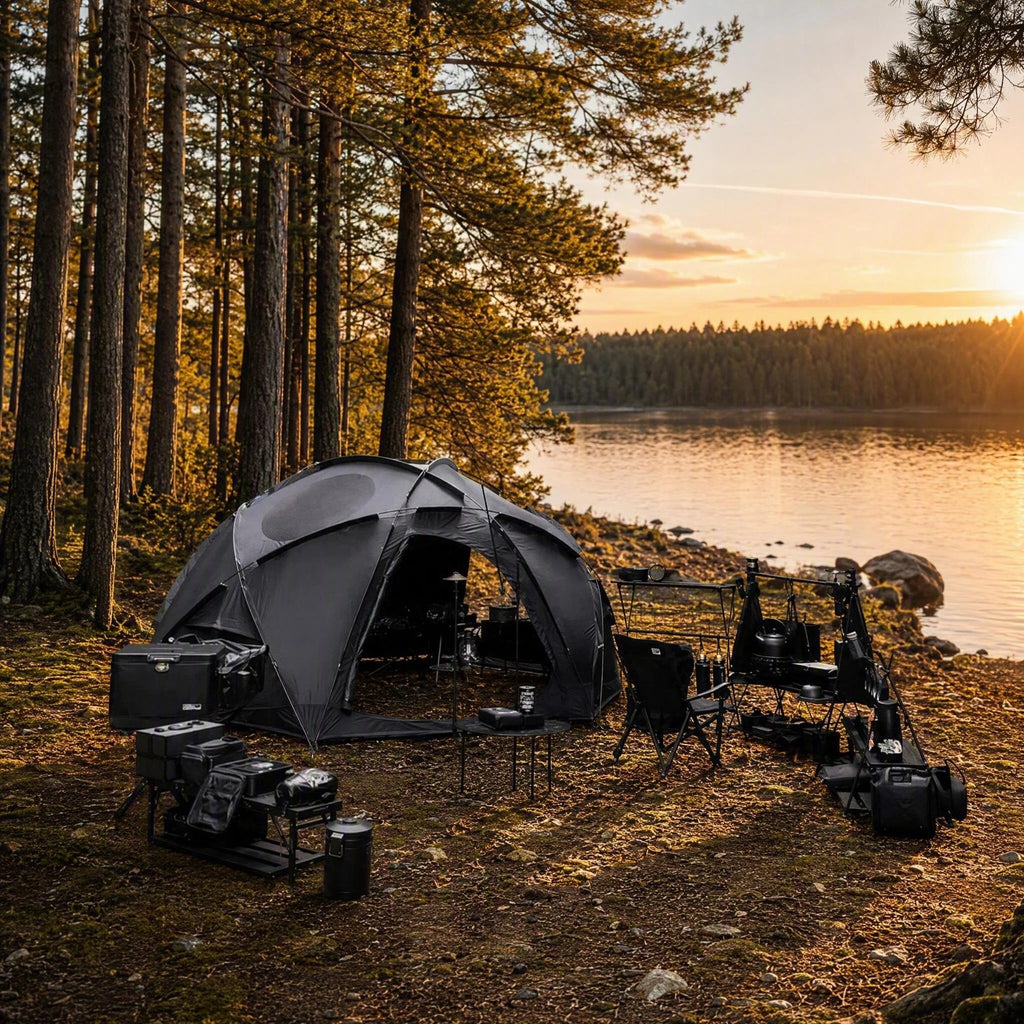 large waterproof dome camping