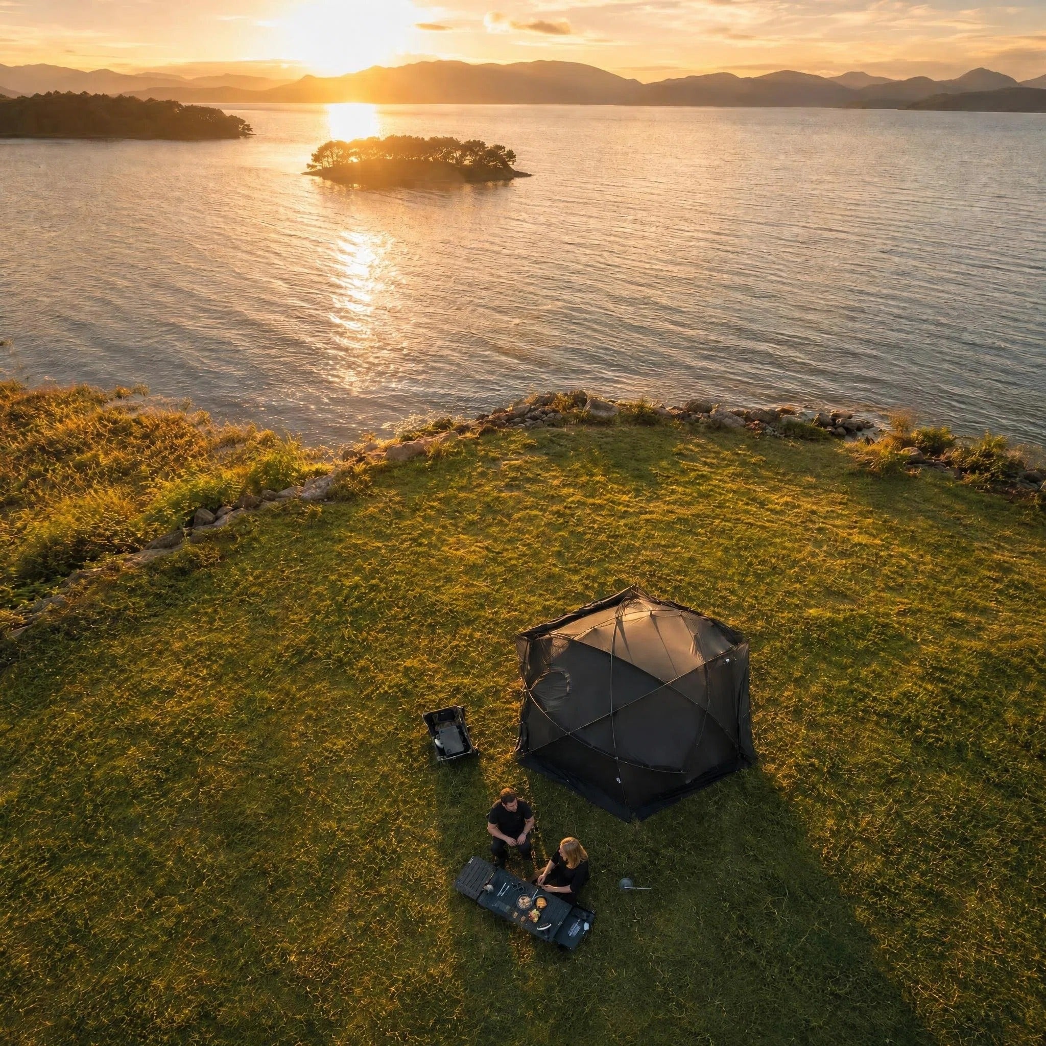 large waterproof dome camping