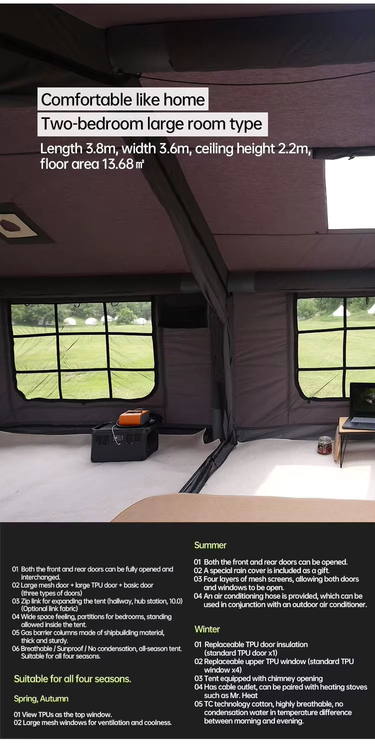 ✨Inflatable Glamping House Tent