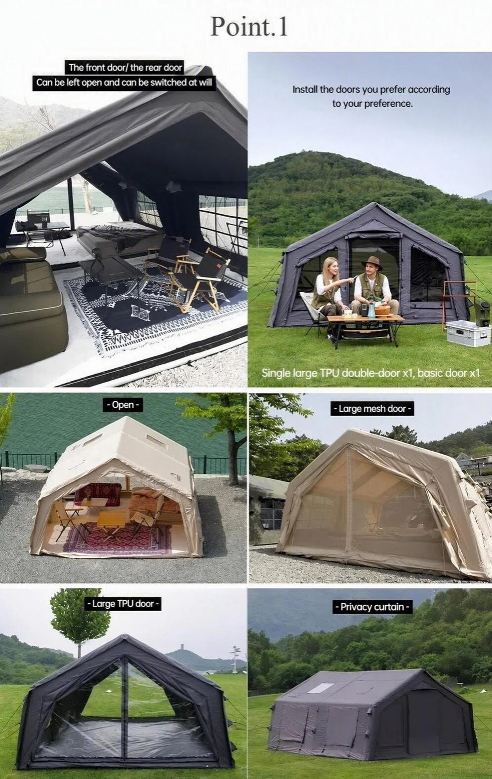 ✨Inflatable Glamping House Tent