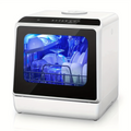 Portable Countertop Mini Dishwasher with Built‑in Water Tank