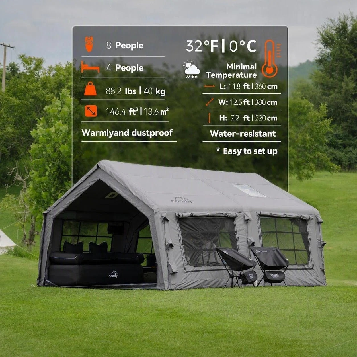 ✨Inflatable Glamping House Tent
