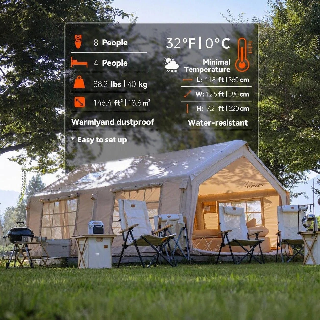 ✨Inflatable Glamping House Tent